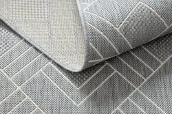 Dywan do salonu lub sypialni, geometryczny wzór, trwały materiał, idealny do nowoczesnych aranżacji