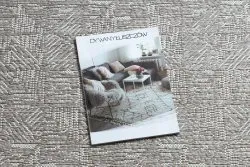 Beżowy dywan sizalowy Labirynt - nowoczesny design do każdego wnętrza