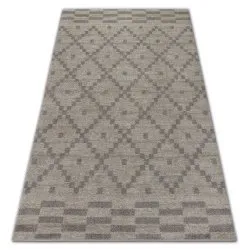 Dywan SOFT 8047 RUTA BOHO w kremowym i jasnobrązowym kolorze, nowoczesny dywan