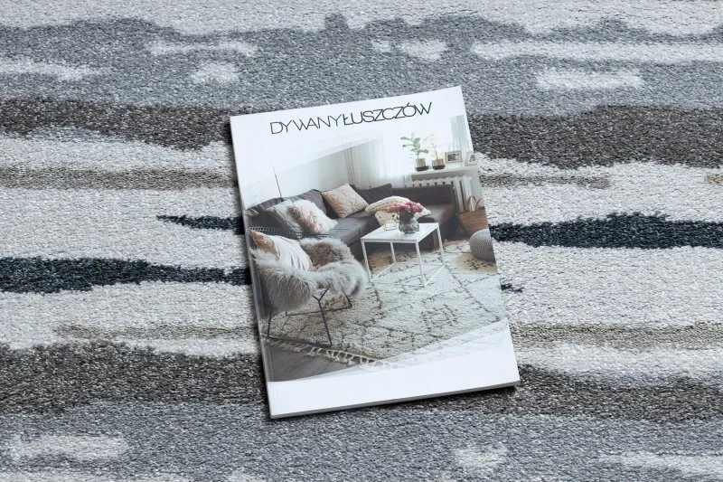 Jasnoniebieski dywan SOFT 6144, stylowy dodatek do wnętrz