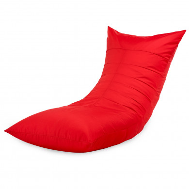 Czerwony Fotel Leżak Ogrodowy Do Leżenia