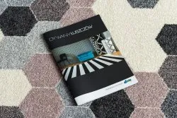 Stylowy dywan HEOS 78537, miękki w dotyku, sześciokątny wzór