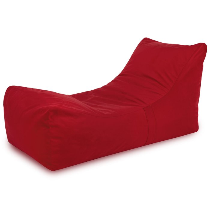 Czerwony Fotel Do Leżenia Lounge XXL