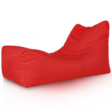 Czerwona Pufa Ateny Outdoor