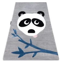 Dywan PETIT PANDA MIŚ szary, nowoczesny dywan z miękkiego materiału
