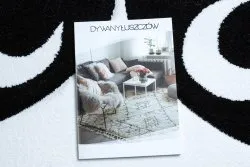Szary dywan PETIT PANDA, stylowy dodatek do nowoczesnych wnętrz