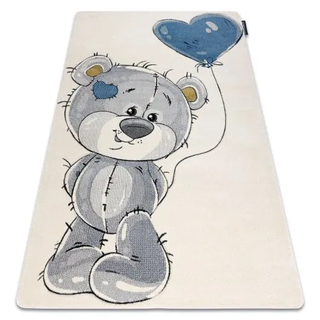 Dywan PETIT TEDDY BEAR kremowy miś, nowoczesny dywan dziecięcy