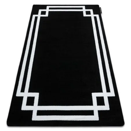 Dywan HAMPTON Lux czarny, nowoczesny, elegancki dywan do salonu