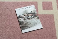 Różowy dywan HAMPTON Lux, stylowy dodatek do nowoczesnych wnętrz