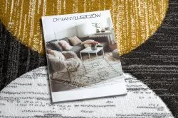 Złoty dywan ALTER Geo Muszle, stylowy dodatek do wnętrz