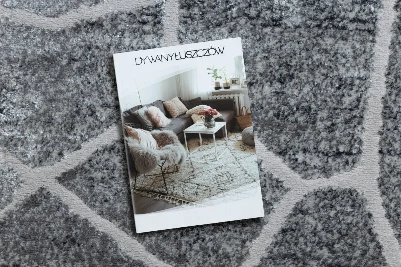 Ciemnoszary dywan MEFE 2783 Marmur, nowoczesny styl, idealny do wnętrz
