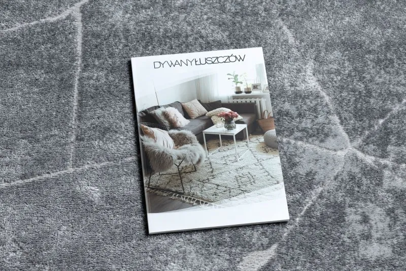 Ciemnoszary dywan MEFE w okrągłym stylu, nowoczesny design, idealny do każdego wnętrza