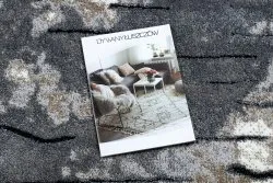 Stylowy szary dywan COZY 8876 Rio - nowoczesny design, dwa poziomy runa