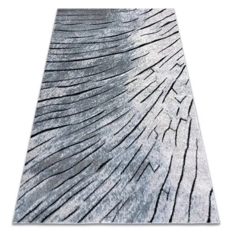 Nowoczesny dywan COZY 8874 Timber, strukturalny szary i niebieski, idealny do salonu