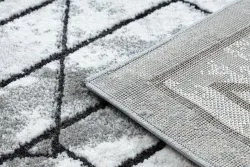 Dywan COZY Tico, szary, wykonany z wysokiej jakości materiałów, strukturalny
