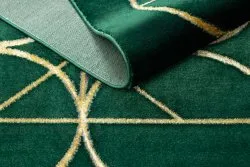 Ekskluzywny dywan EMERALD, doskonały do salonu lub sypialni, w stylu glamour z eleganckimi detalami