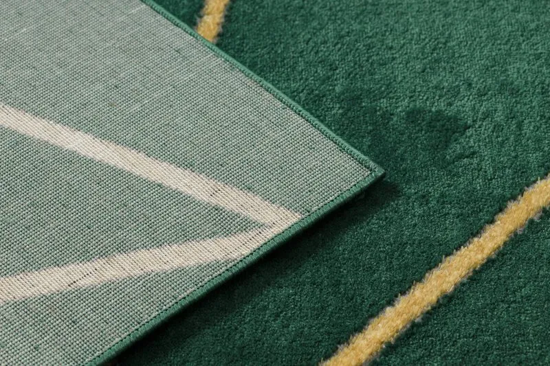 Gładki dywan EMERALD z geometrycznym wzorem, elegancki i luksusowy