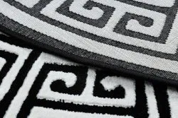 Nowoczesny dywan GLOSS 6776 85, miękki w dotyku, elegancki wzór grecki
