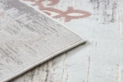 Dywan CORE W9797 o strukturze dwóch poziomów, miękki i elegancki w beżu i różu