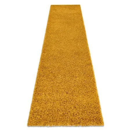 Dywan shaggy SOFFI 5cm złoty - elegancki dodatek do kuchni i przedpokoju