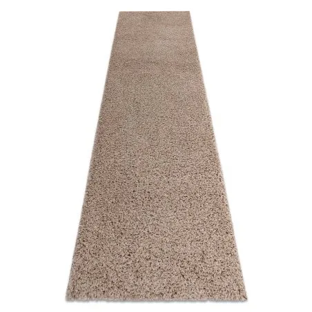 Dywan shaggy SOFFI 5cm beżowy - idealny do kuchni i przedpokoju