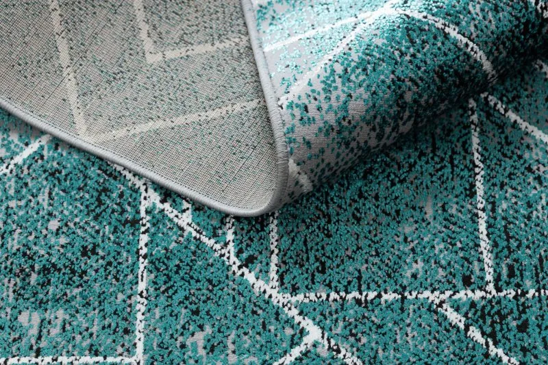 Nowoczesny dywan DE LUXE 626 idealny do salonu lub sypialni, geometryczny wzór