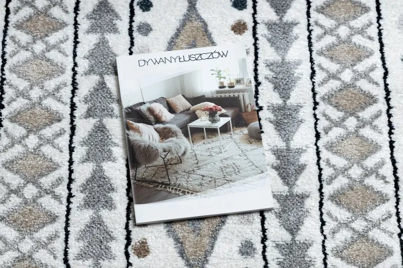 Kremowy dywan FUN Teepee dla dzieci, styl indiański, idealny do pokoju