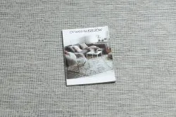 Stylowy dywan w odcieniach szaro-beżowych, idealny do salonu