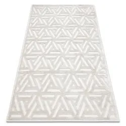 Dywan SANTO SZNURKOWY SIZAL 58503 geometryczny beż, naturalny materiał do wnętrz
