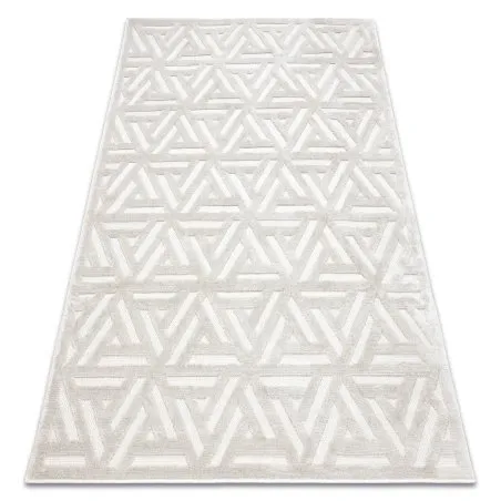 Dywan SANTO SZNURKOWY SIZAL 58503 geometryczny beż, naturalny materiał do wnętrz