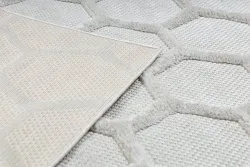 Sizalowy dywan SANTO SZNURKOWY o miękkiej teksturze, elegancki dodatek do każdego pomieszczenia