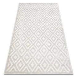 Dywan SANTO SZNURKOWY SIZAL 58365A w romby, naturalny materiał, do salonu