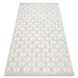 Dywan SANTO SZNURKOWY SIZAL 58500 w geometryczny wzór, beżowy, dywan sizalowy