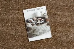 Jednolity dywan FLORENCE 24021 w eleganckim ciemnym beżu, nowoczesny styl