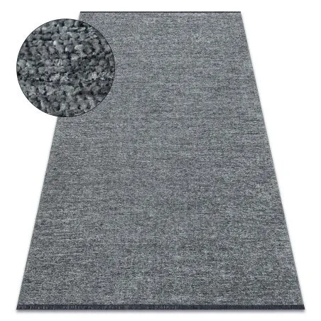 Dywan glamour FLORENCE 24021 w kolorze aqua morskim, płasko tkany, z frędzlami