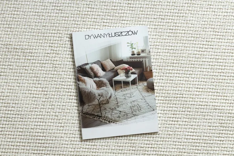 Okrągły dywan CASABLANCA PLUS w jednolitym kremie, styl nowoczesny