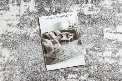 Nowoczesny dywan MATEO 8038/644 w odcieniach szarości, styl vintage