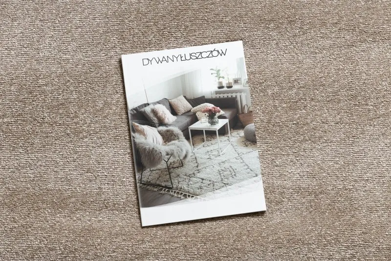 Jednokolorowy beżowy dywan SOFTY, stylowy dodatek do wnętrz
