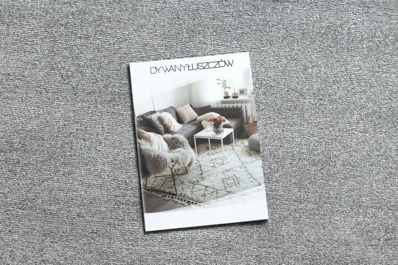 Jednokolorowy szary dywan SOFTY, stylowy dodatek do wnętrz