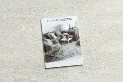 Jednolity kremowy dywan SOFTY, stylowy okrągły design