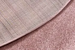 Różowy dywan SOFTY o gładkiej strukturze, elegancki i nowoczesny design