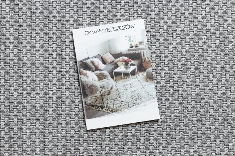 Jasnoszary dywan TIMO 6272 SIZAL, elegancki dodatek do przestrzeni zewnętrznych