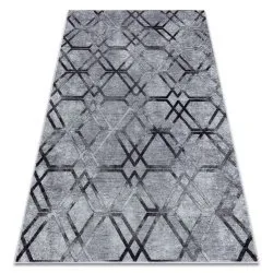 Dywan do prania MIRO 51805.803 szary, antypoślizgowy, geometryczny - idealny do wnętrz