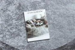 Ciemnoszary dywan okrągły MIRO 51648.803 do prania w stylu marmurowym