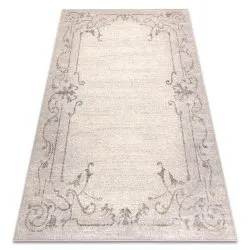 Dywan wełniany ANGEL 6623 w beżowym kolorze, elegancki dywan do salonu