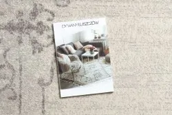 Beżowy dywan wełniany ANGEL 6623, stylowy dodatek do wnętrz