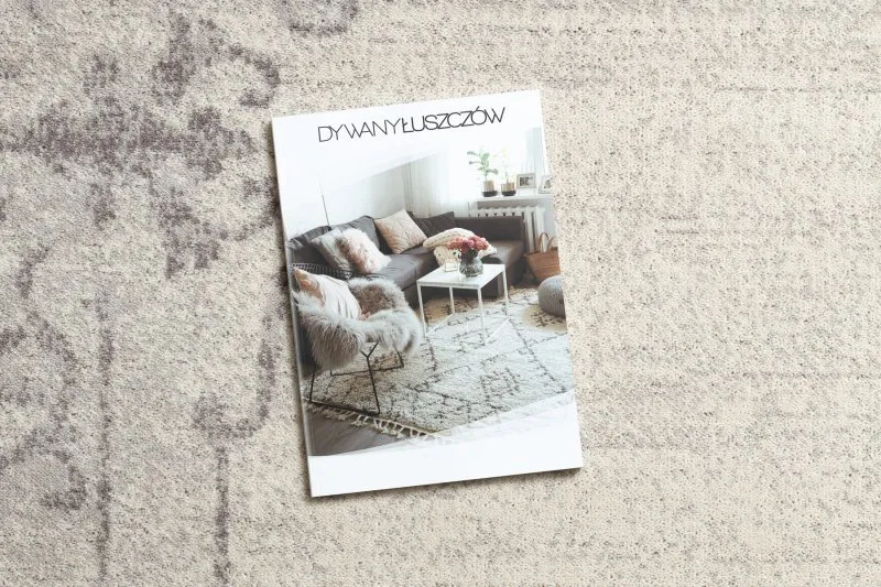 Beżowy dywan wełniany ANGEL 6623, stylowy dodatek do wnętrz