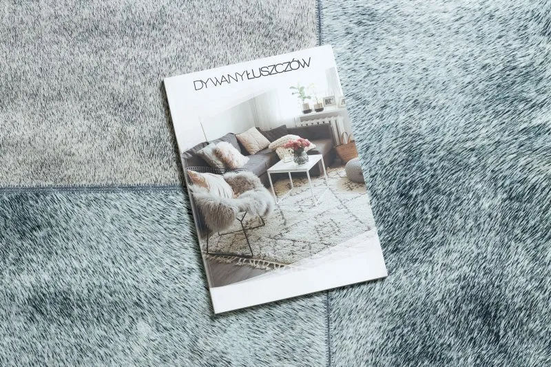 Czarny dywan PATCHWORK 21719, stylowy akcent do wnętrz nowoczesnych