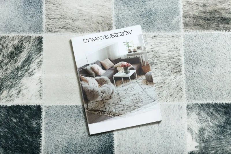 Beżowy dywan PATCHWORK 21716 w eleganckim stylu - idealny do nowoczesnych wnętrz