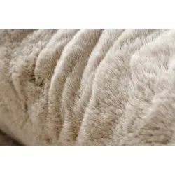 Nowoczesny dywan TEDDY NEW sand 52, okrągły, do ogrodu lub na taras